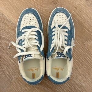 Sam Edelman Blue and White Sneakers